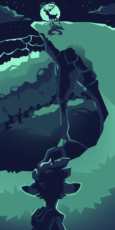 1 character, complex bg (limited palette) 1 character, complex bg (limited palette)